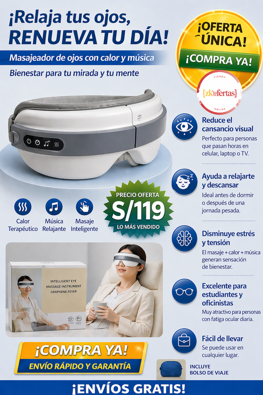 masajeador de ojos inteligente