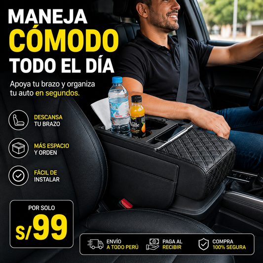 REPOSABRAZOS MULTIFUNCIONAL PARA AUITOS